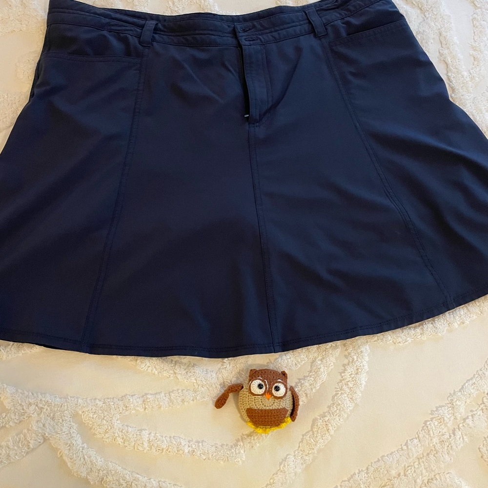 Eddie Bauer 14 Athletic Skort - Solid Navy